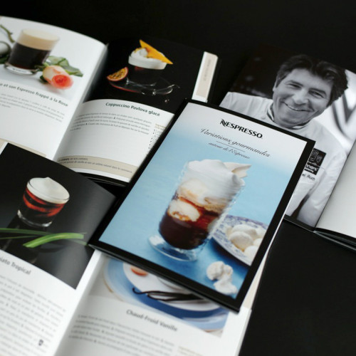 Brochure de recettes Variations Gourmandes pour Nespresso